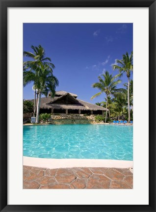 Framed Dominican Republic, Viva Wyndham Dominicus Beach Print