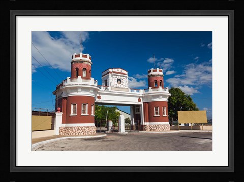 Framed Cuba, Castillo de San Severino fortification Print