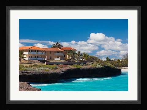 Framed Cuba, Matanzas Province, Varadero, Varadero Beach Condos Print