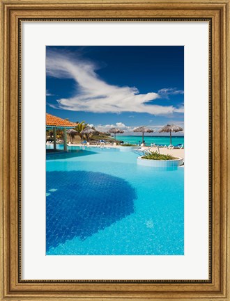 Framed Cuba, Matanzas Province, Varadero, Varadero Beach resort Print