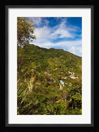 Framed Dominica, Roseau, Grand Bay Area, Petite Savanne Print