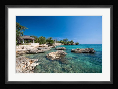Framed Bluefields, Jamaica Southwest Coast Print