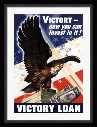 Framed Victory Loan Print