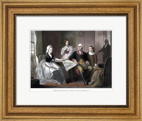 Framed Washington Family Print
