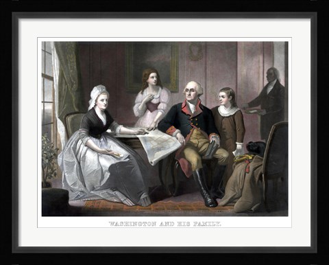 Framed Washington Family Print