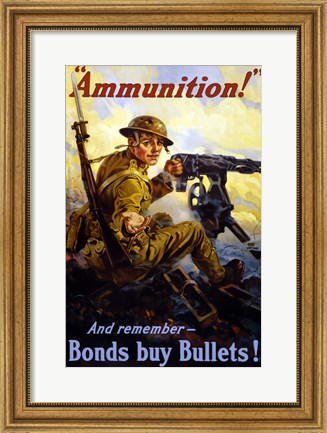 Framed Ammunition Print