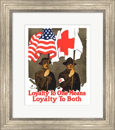 Framed Loyatly to One Means Loyalty to Both Print