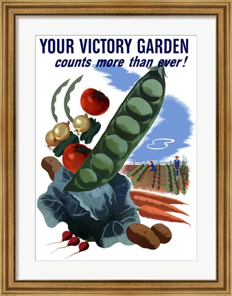 Framed Your Victory Garden Print