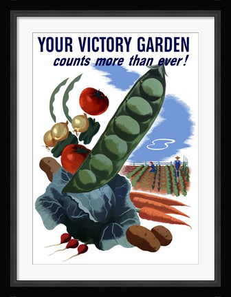 Framed Your Victory Garden Print