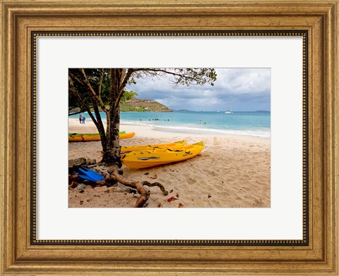 Framed Cinnamon Bay on the Island of St John, US Virgin Islands Print