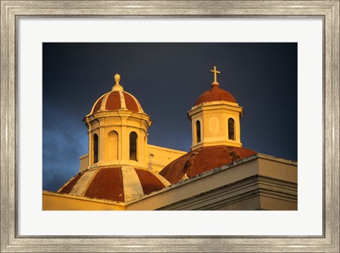Framed Catedral De San Juan, Old San Juan, Puerto Rico Print