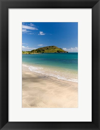Framed Cockleshell Bay, St Kitts, Caribbean Print