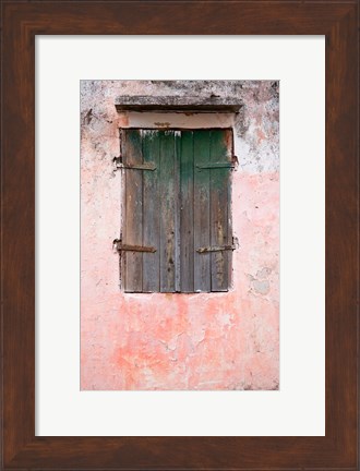 Framed Exterior of Building, St Pierre, Martinique, French Antilles, West Indies Print