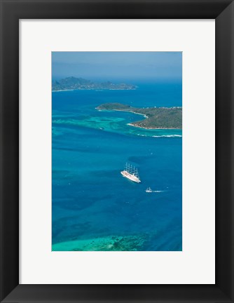 Framed Tobago Cays, St Vincent and the Grenadines Print