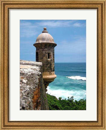 Framed Puerto Rico, San Juan, Fort San Felipe del Morro Print