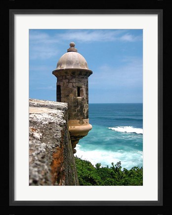 Framed Puerto Rico, San Juan, Fort San Felipe del Morro Print