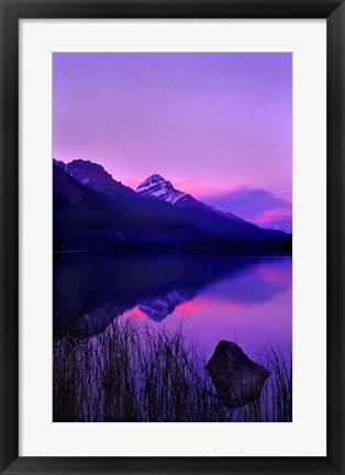 Framed Moraine Lake, Banff National Park, Alberta, Canada Print