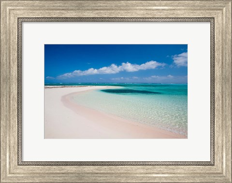 Framed Sandy Point, Little Cayman, Cayman Islands, Caribbean Print