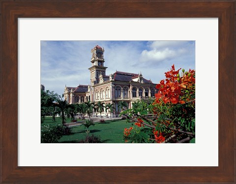 Framed Magnificent Seven Mansion and grounds, Port of Spain, Trinidad, Caribbean Print