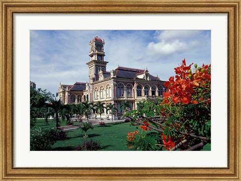 Framed Magnificent Seven Mansion and grounds, Port of Spain, Trinidad, Caribbean Print