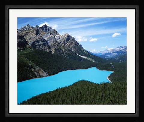 Framed Peyto Lake, Banff National Park, Alberta, Canada Print