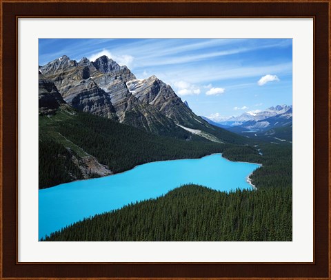 Framed Peyto Lake, Banff National Park, Alberta, Canada Print