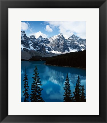 Framed Lake Moraine, Banff National Park, Alberta, Canada Print