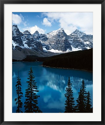 Framed Lake Moraine, Banff National Park, Alberta, Canada Print