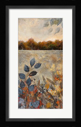 Framed Gilded Horizon I Print