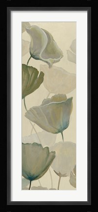 Framed Poppy Impression Panel I Print