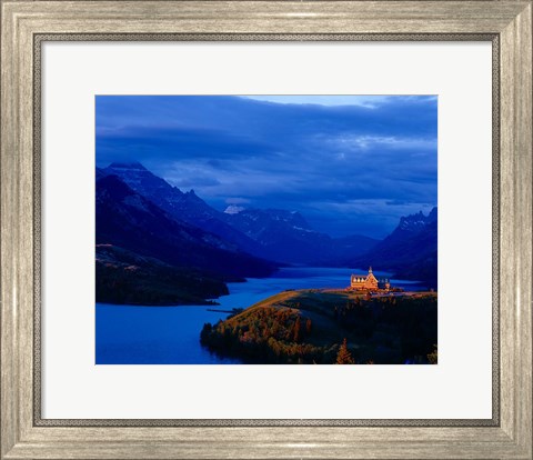 Framed Prince of Wales Hotel, Wateron Lakes National Park, Alberta, Canada Print