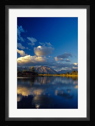 Framed Sofa Mountain in Maskinonge Lake, Alberta, Canada Print