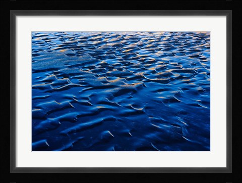 Framed Waves patterns, Waterton Lakes National Park, Alberta Print