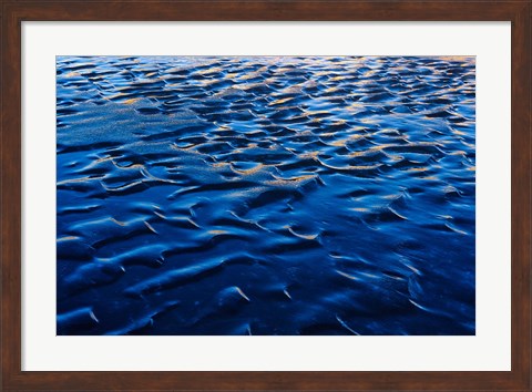 Framed Waves patterns, Waterton Lakes National Park, Alberta Print