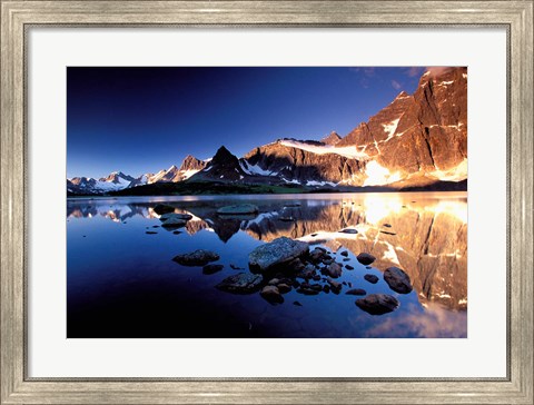 Framed Ramparts, Tanquin Valley, Jasper National Park, Alberta, Canada Print