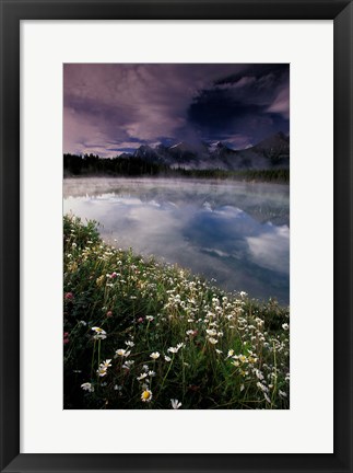 Framed Alberta, Banff National Park Lake Maligne Print