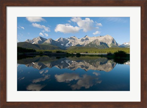 Framed Lower Kananaskis Lake, Peter Lougheed Park, Alberta Print