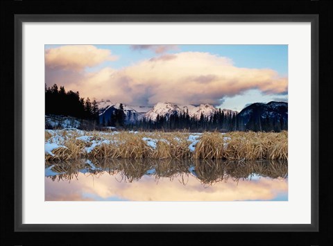 Framed Vermillion Lake, Banff National Park, Alberta Print