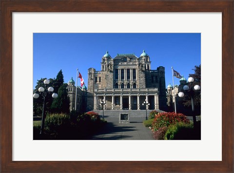 Framed Parliament Building, Victoria, British Columbia Print
