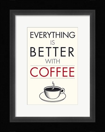 Framed Coffee Time Print