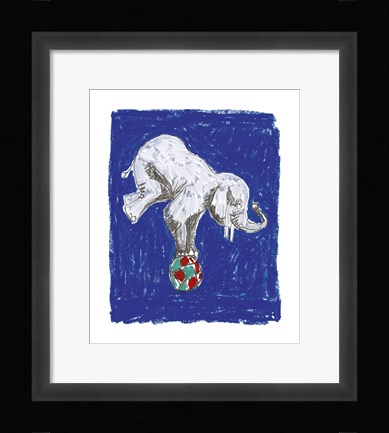 Framed Elephant Balance Print