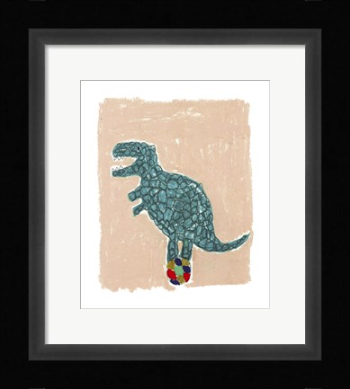 Framed T Rex Balance Print