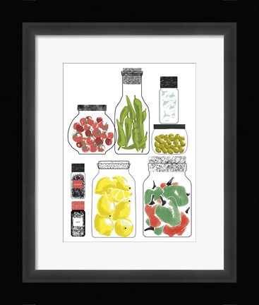 Framed Conservateurs de Cuisine II Print