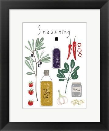 Framed Seasoning Print