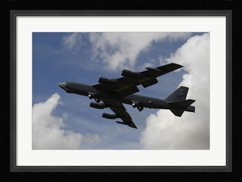 Framed B-52 Stratofortress heavy bomber of the US Air Force Print
