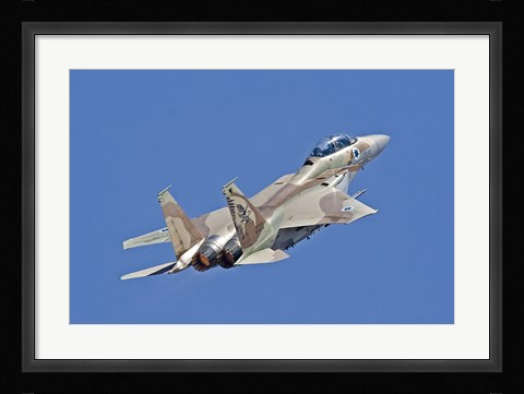 Framed F-15I Ra'am of the Israeli Air Force Print