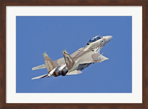 Framed F-15I Ra&#39;am of the Israeli Air Force Print
