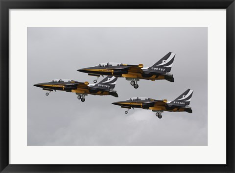 Framed Republic of Korea Air Force Aerobatic Team Print