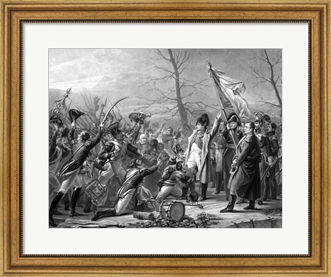 Framed Return of Napoleon from Elba Print