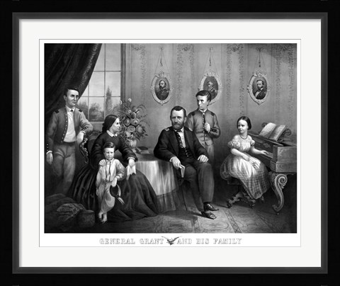 Framed General Ulysses S Grant and His Family Print